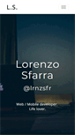 Mobile Screenshot of lorenzosfarra.com